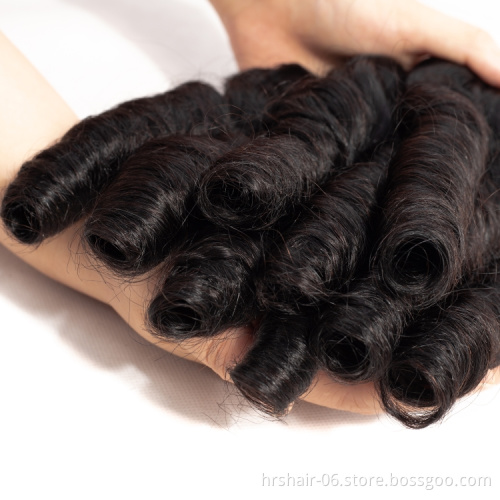 Funmi Curly Bouncy Brazilian Hair Extensions 8A Grade Spiral Curly 100% Unprocessed Virgin Human Hair bundles